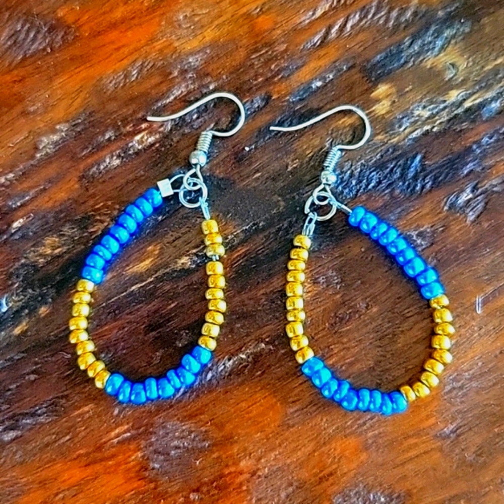 Handmade Beaded Boho Earrings